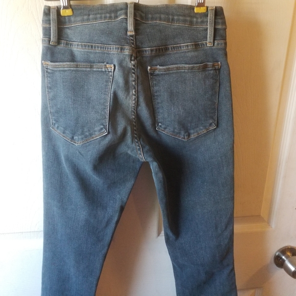 Frame le high rise skinny jeans distressed 25 - Picture 6 of 11